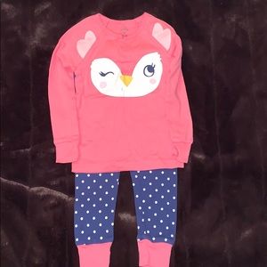 Carter’s 2t toddler girl pajamas set